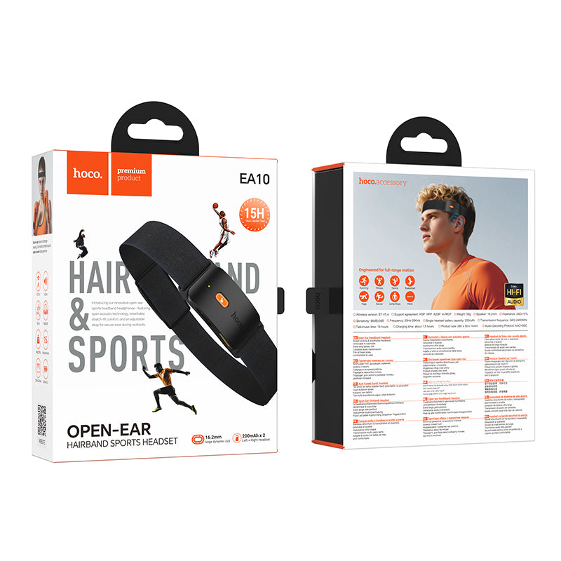 Hoco. EA10 Auriculares TWS Deportivos Bluetooth 5.4 con Cinta
