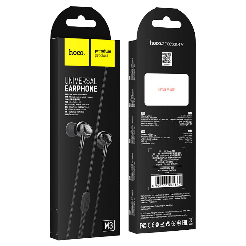 Hoco. M3 Auricular Universal