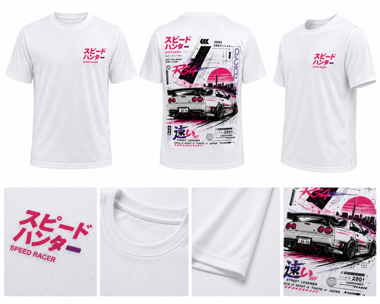 Speed Racer Camiseta Técnica - HH Studios