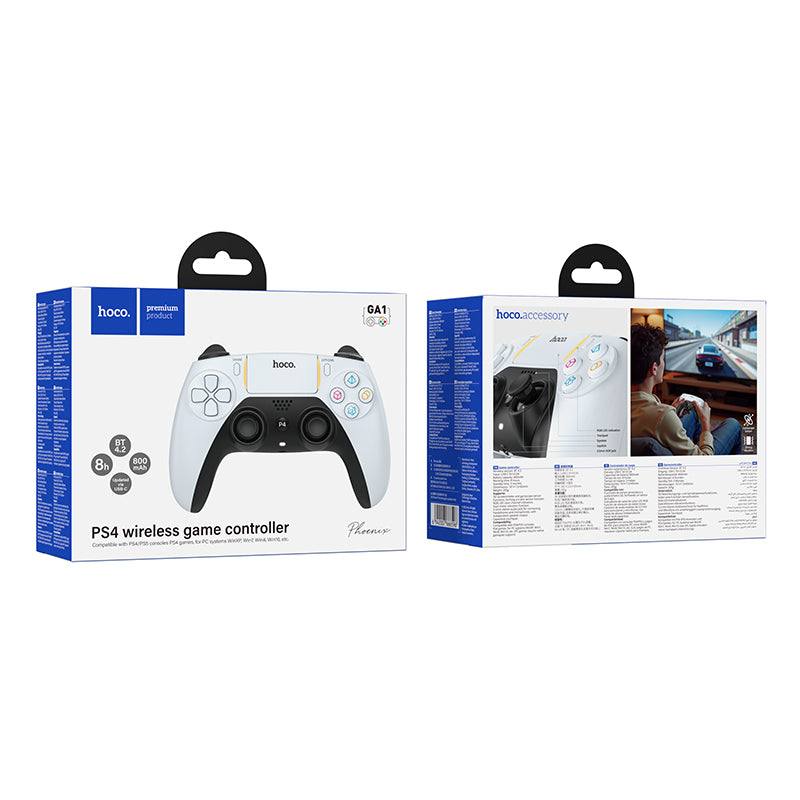 Hoco. GA1 Phoenix Mando Inalámbrico PS4/PS5/PC (Bluetooth 4.2)