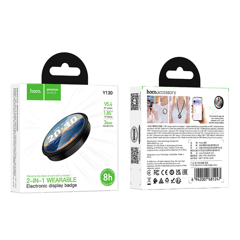Hoco. Y130 Insignia Electrónica Bluetooth con Pantalla TFT 1.85”
