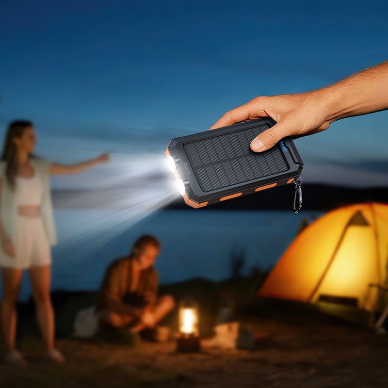 Hoco. J164 Power Bank Solar con Luz 8000mAh