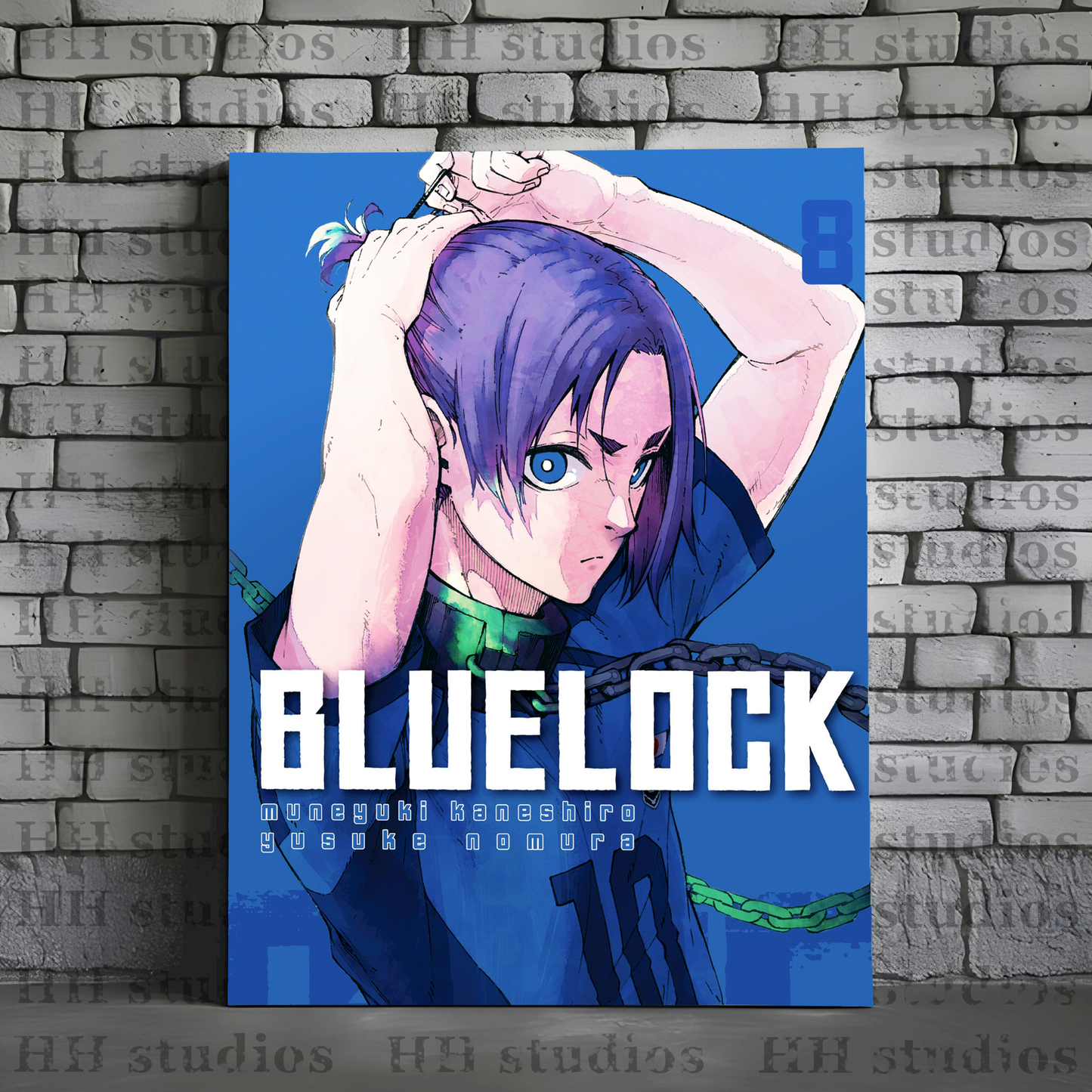 BLUE LOCK Póster Metal Personalizada - HH Studios