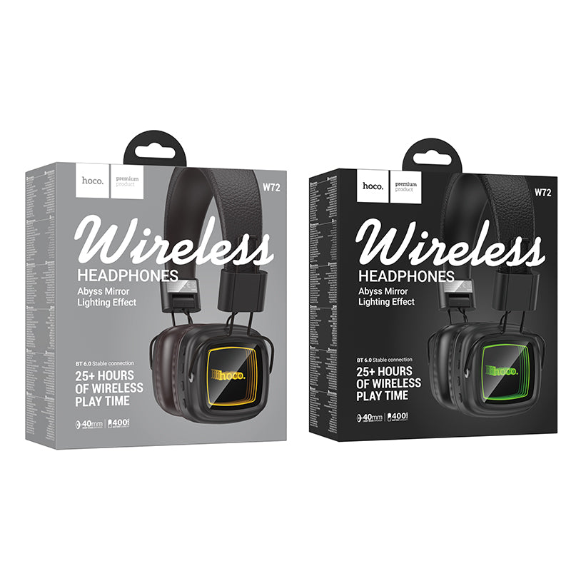 Hoco. W72 Auriculares Bluetooth de Diadema Espejo Abismo