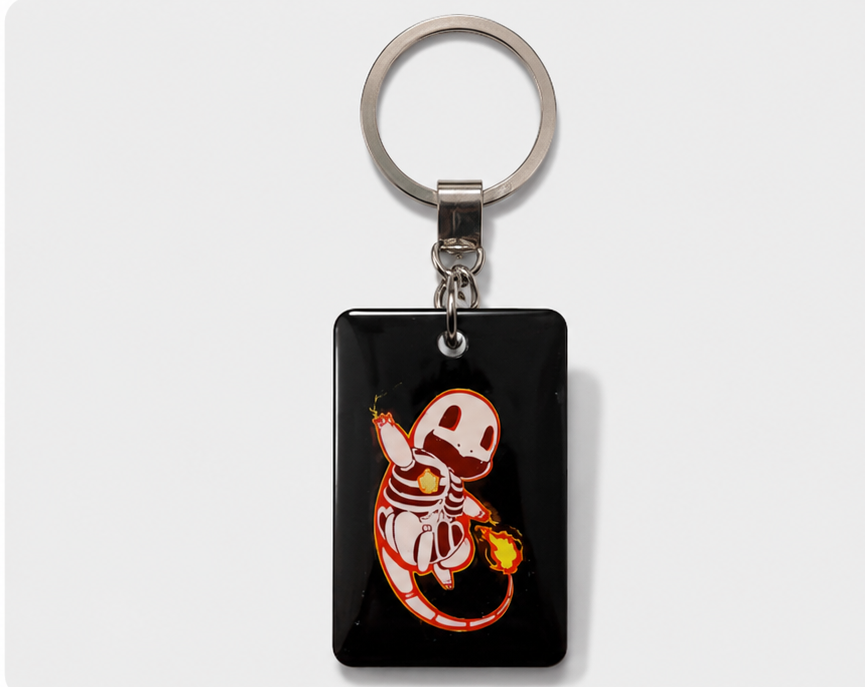 Llavero Charmander Skeleton - HH Studios
