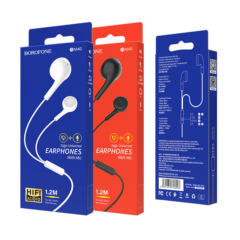 BOROFONE BM40 Auriculares Con Cale Y Micrófono