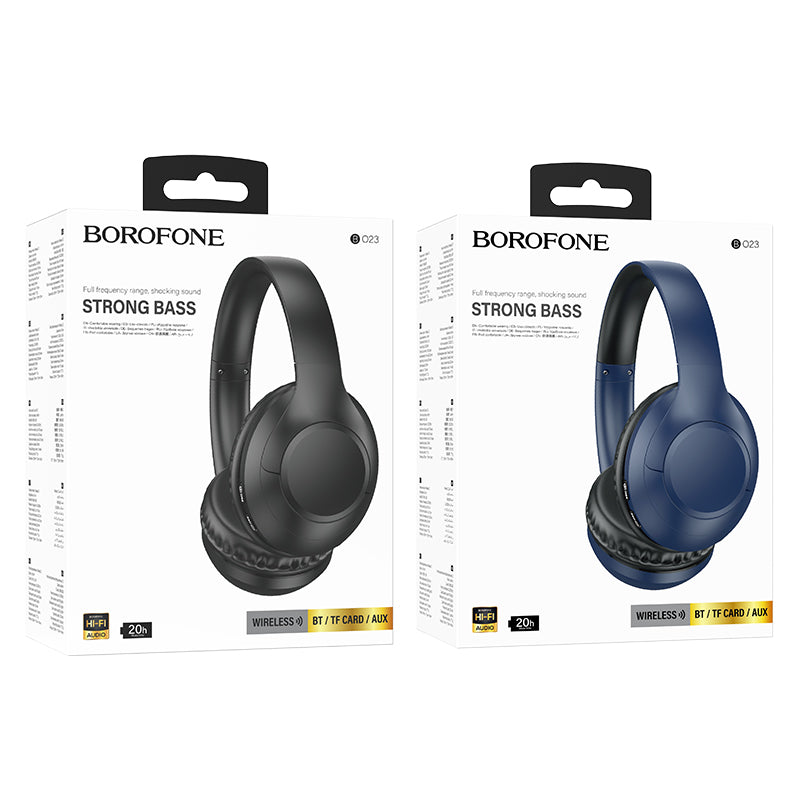 BOROFONE BO23 Cascos Inalámbricos Plegables Con Bajos Fuertes