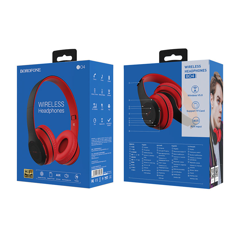 BOROFONE BO4 Auriculares Inalámbricos De Rima Encantadora