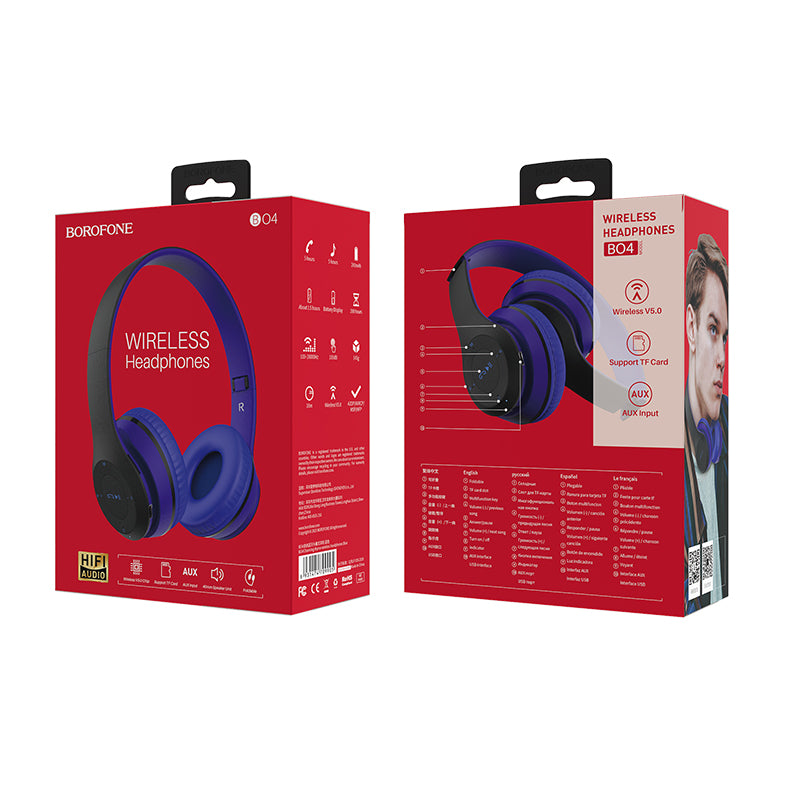 BOROFONE BO4 Auriculares Inalámbricos De Rima Encantadora