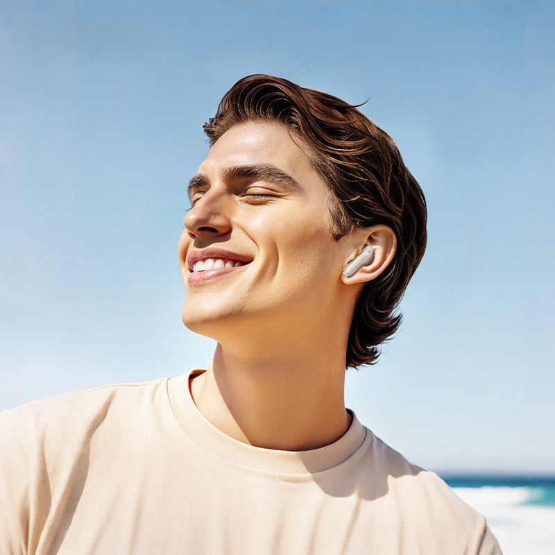 Hoco. EQ21 Auriculares Inalámbricos Con Pantalla Táctil Led ANC+ENC 7h Con Goma