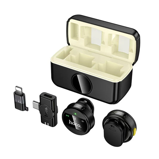 Hoco. L22 2 en 1 Micrófono Inalámbrico iP/Type-C con ENC