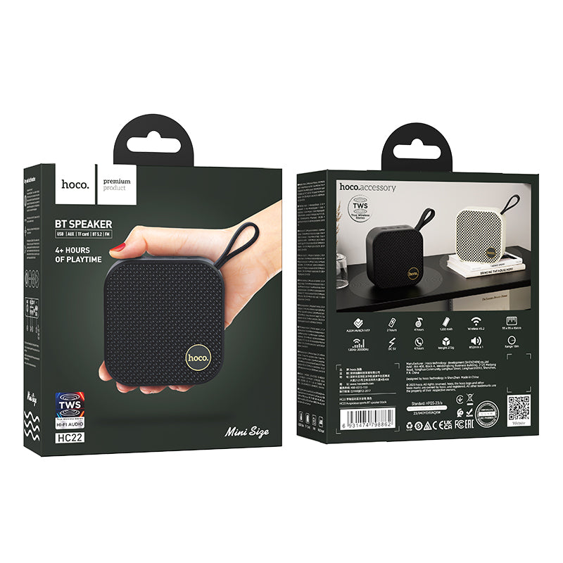 Hoco. HC22 Altavoz Bluetooth Deportivo Inalámbrico