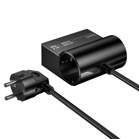 Hoco. HC34 Enchufe de Escritorio – 1x PD 70 W + 3x USB C + 1x A / Multitomas