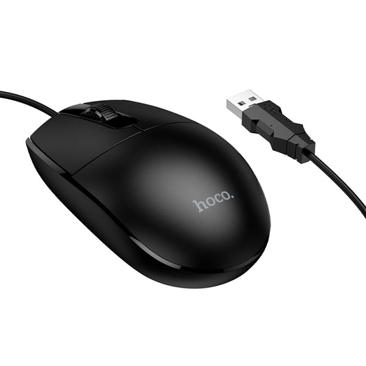 Hoco. GM50 Ratón de Ordenador con Cable USB – Ergonómico