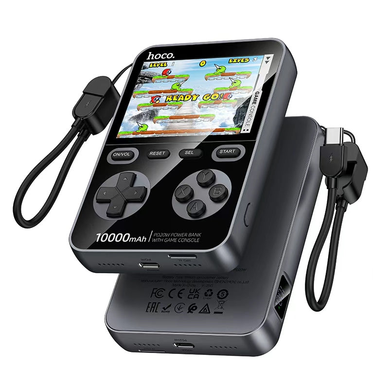 Hoco. Q47 Power Bank 2-en-1 – 10000 mAh + Consola de Juegos Integrada