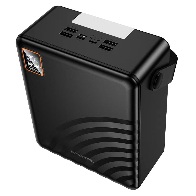 Borofone. BJ85 Power Bank 100000mAh – Carga Rápida 22.5W + PD20W con Luz LED