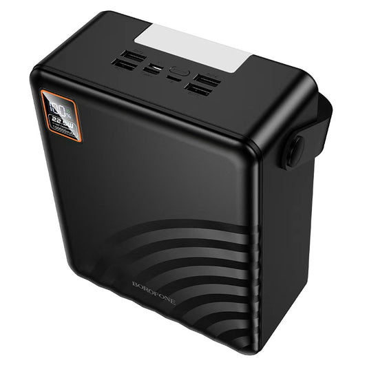 Borofone. BJ85 Power Bank 100000mAh – Carga Rápida 22.5W + PD20W con Luz LED