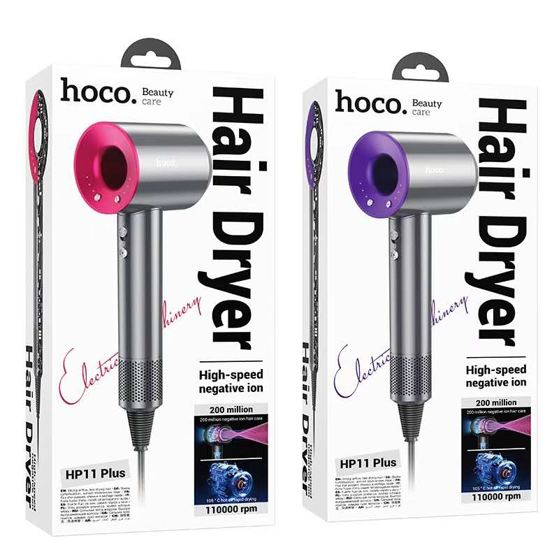 Hoco. HP11 Plus Secador de Pelo Alta Velocidad – 110000 RPM con Iones Negativos