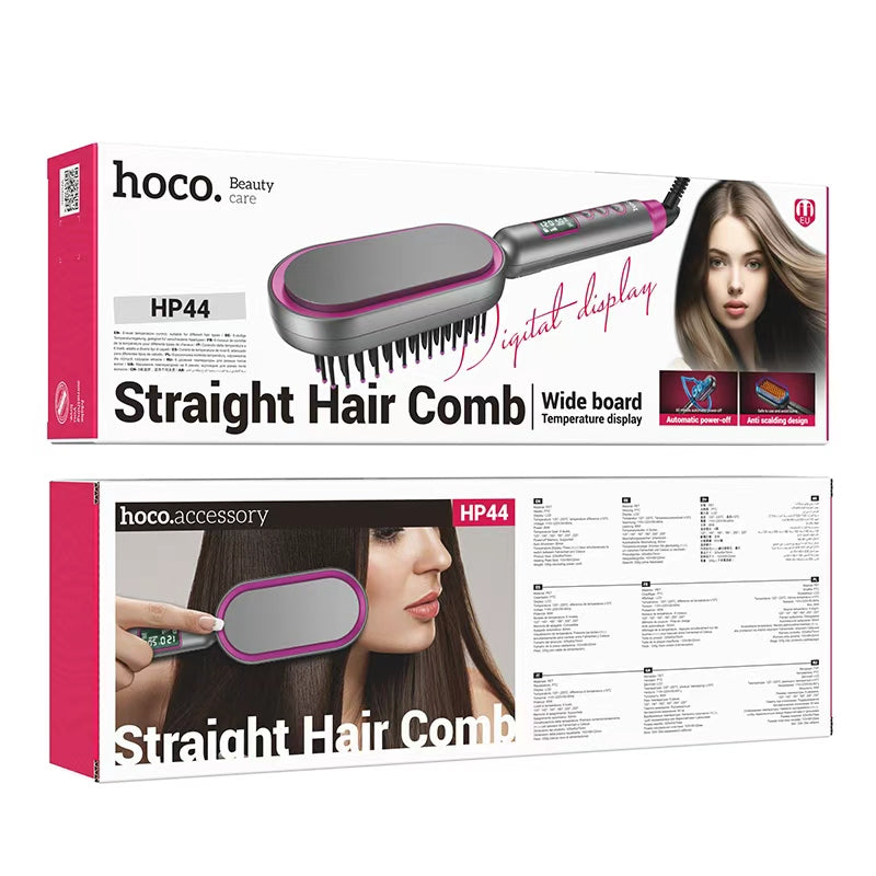 Hoco. HP44 Plancha de Pelo Profesional – Pantalla Digital y Temperatura Ajustable