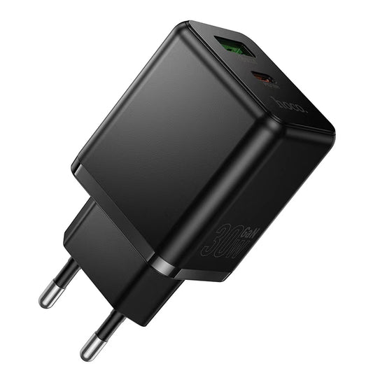 Hoco. C157A Cargador Rápido PD30W + QC3.0 USB-C + USB-A