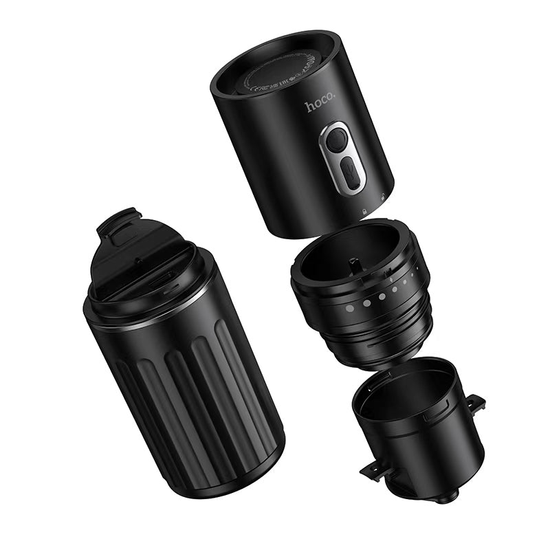 Hoco. HX80 Cafetera Portátil Todo en Uno – Molinillo Integrado 330ml