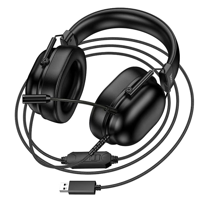 Hoco. W113 Auriculares Gaming 7.1 – USB + Jack con Micrófono y Control