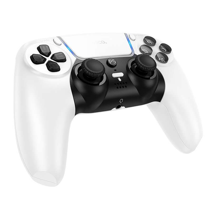 Hoco. GA32 Mando Inalámbrico para PS5 – Vibración Dual + Audio (NO PS4)