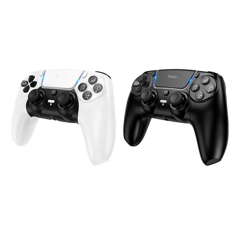 Hoco. GA32 Mando Inalámbrico para PS5 – Vibración Dual + Audio (NO PS4)