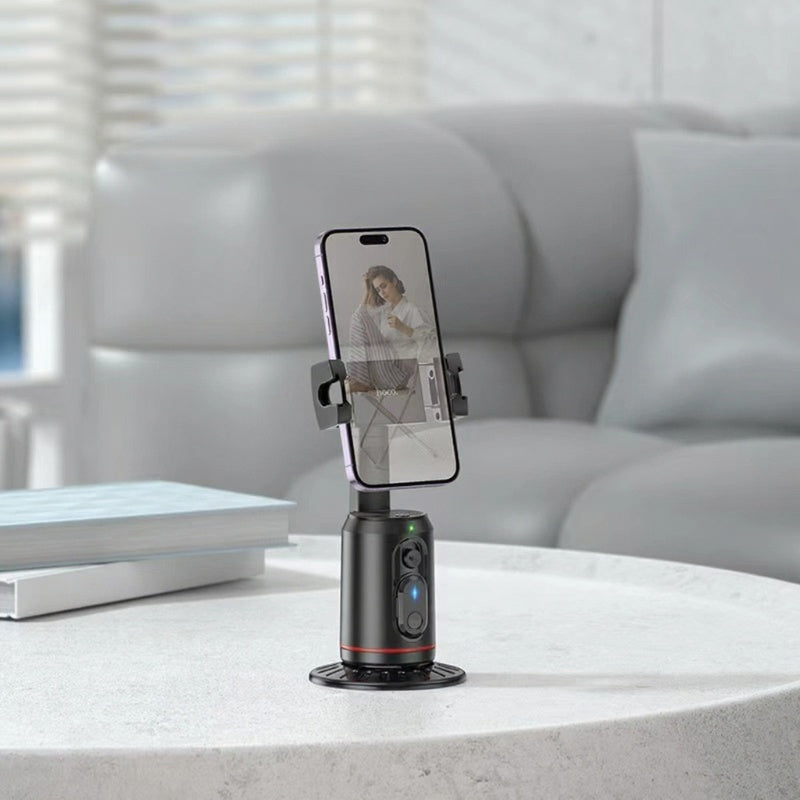 Hoco. K23 Soporte Inteligente con Seguimiento Facial Automático y Control Remoto Bluetooth 5.2