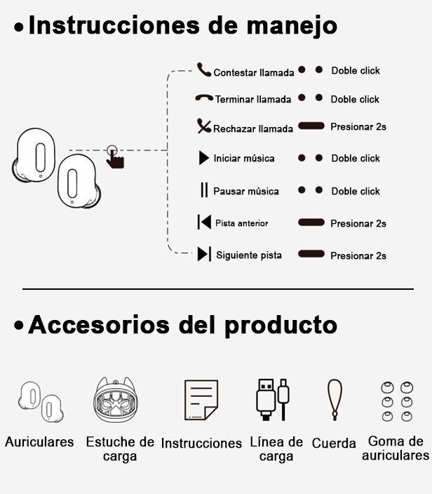 G05 Auriculares Inalámbricos Cambio De Caras