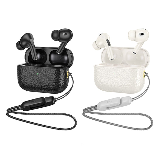 Hoco. EQ9 PLUS Auriculares Inalámbricos TWS con Cancelación Activa de Ruido, 7h de Autonomía y Estuche de Carga 300 mAh