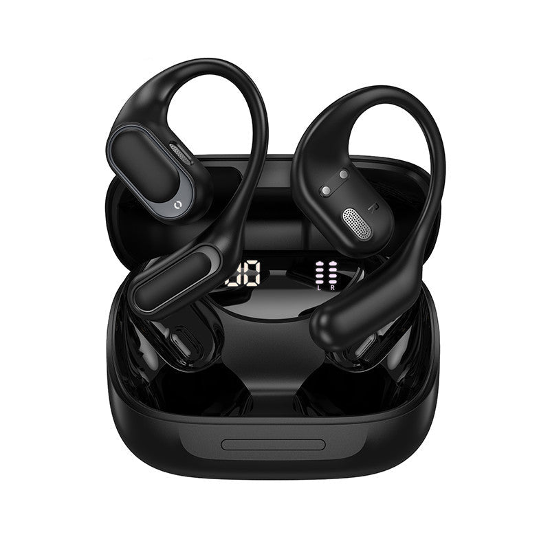 Auriculares Hoco EA11 Bluetooth 5.4 con Gancho – 8h + Estuche LED