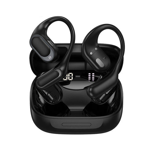 Auriculares Hoco EA11 Bluetooth 5.4 con Gancho – 8h + Estuche LED