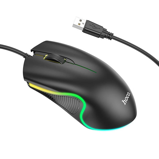 Hoco. GM19 Ratón RGB Con Cable