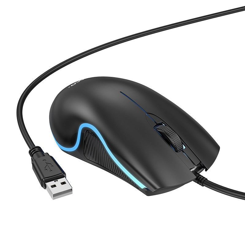 Hoco. GM19 Ratón RGB Con Cable
