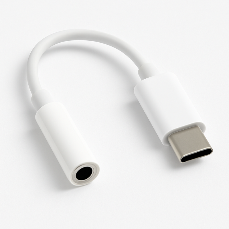Adaptador de auriculares USB C a hembra de 3,5 mm Jack