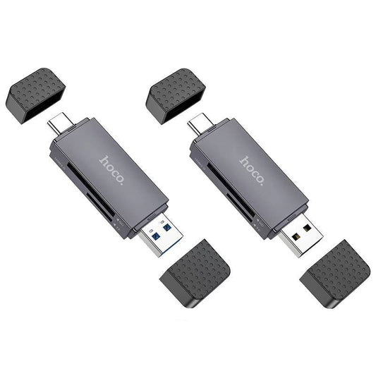 Hoco. HB45 Lector Tarjeta USB3.0+Type C 3.0