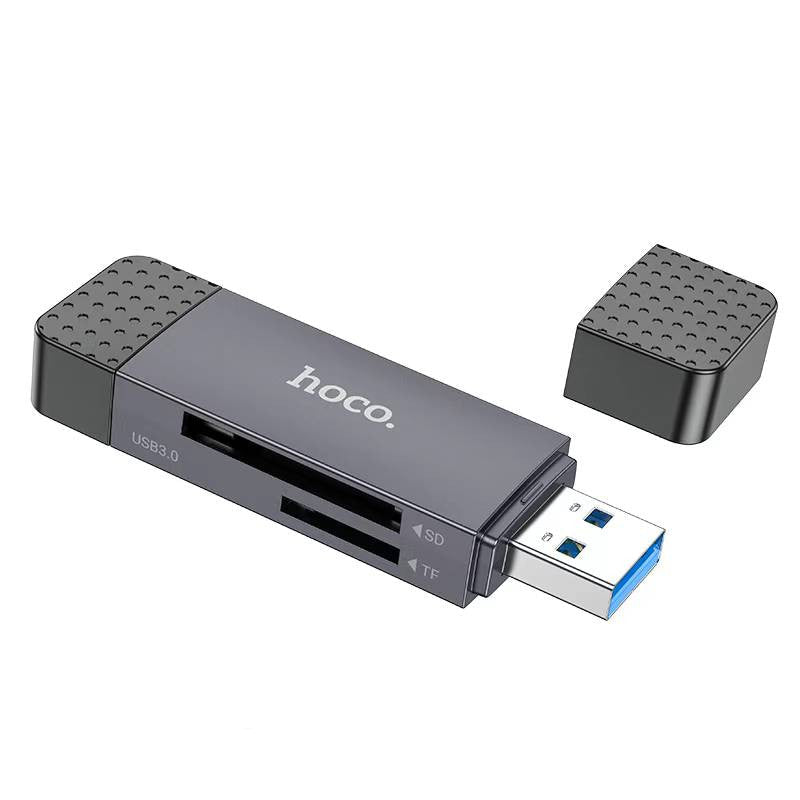 Hoco. HB45 Lector Tarjeta USB3.0+Type C 3.0