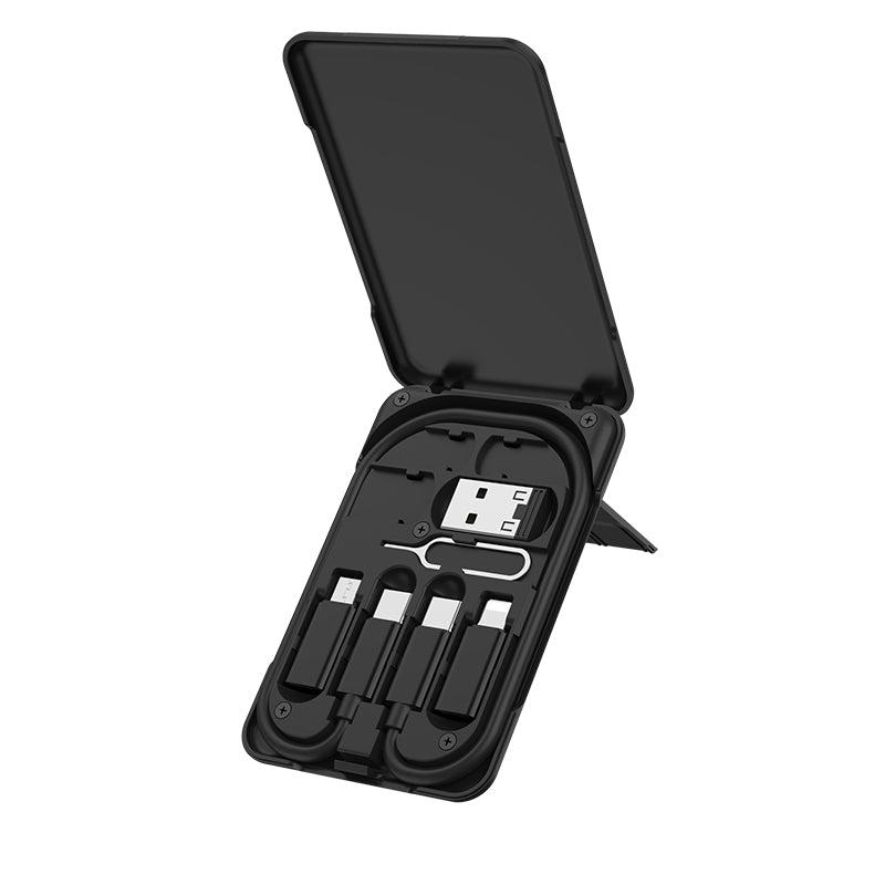 Hoco. U86 Cable De Datos De Carga Treasure Con Estuche De Almacenamiento