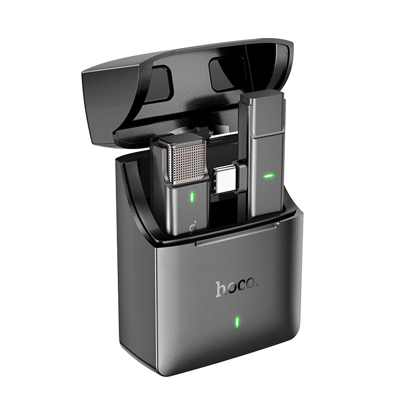 Hoco. S31 Micrófono Inalámbrico Stream + Receptor Para Tipo-C