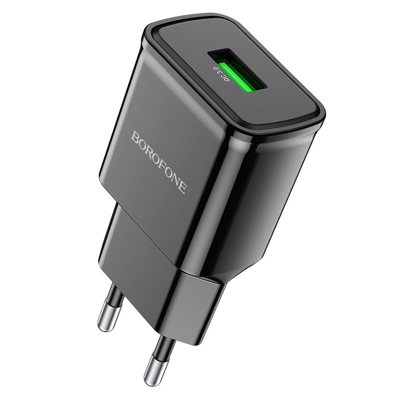 BOROFONE BA59A Cargador Enchufe Rápido Qc 3.0