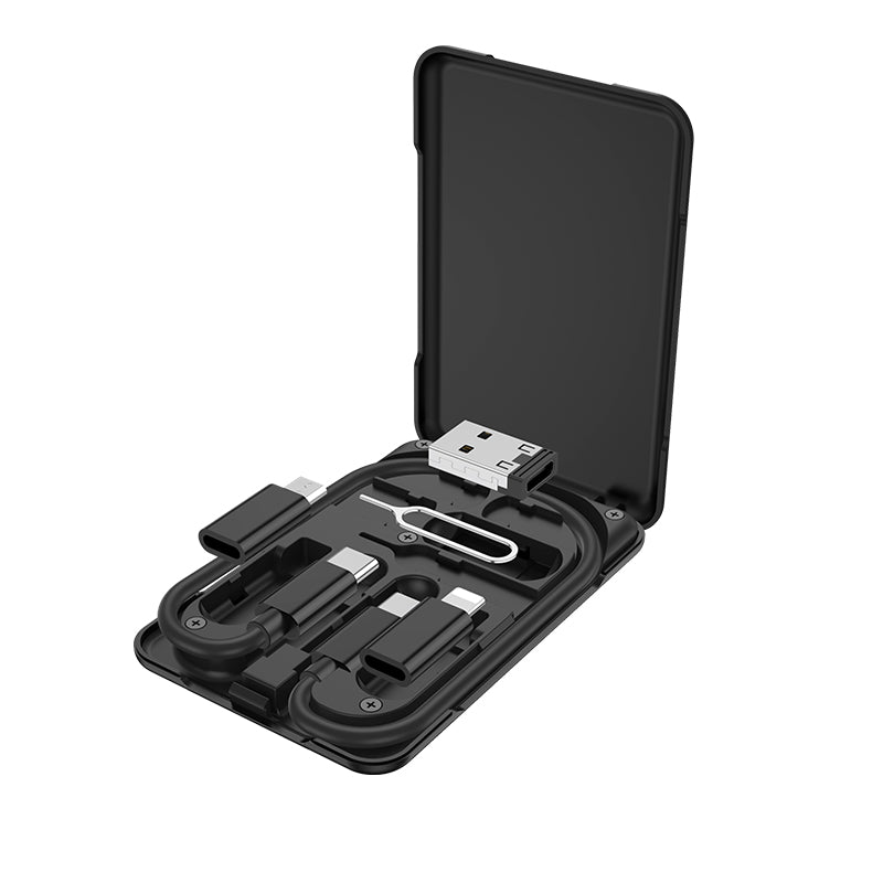 Hoco. U86 Cable De Datos De Carga Treasure Con Estuche De Almacenamiento