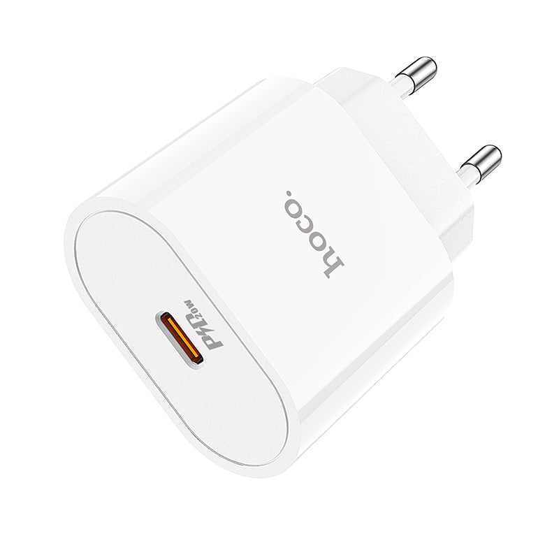Hoco. C94A Cargador USB-C PD20W de Puerto Único