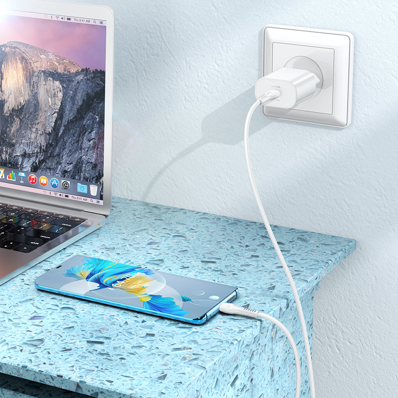 Hoco. N22 Cargadores PD25W Con Cable Tipo-C A Tipo-C